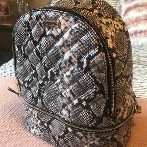 “Aldo” Faux Snakeskin Backpack